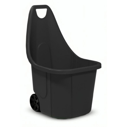 Vozík na záhradný odpad Blumax CADDY, 60 L, čierny