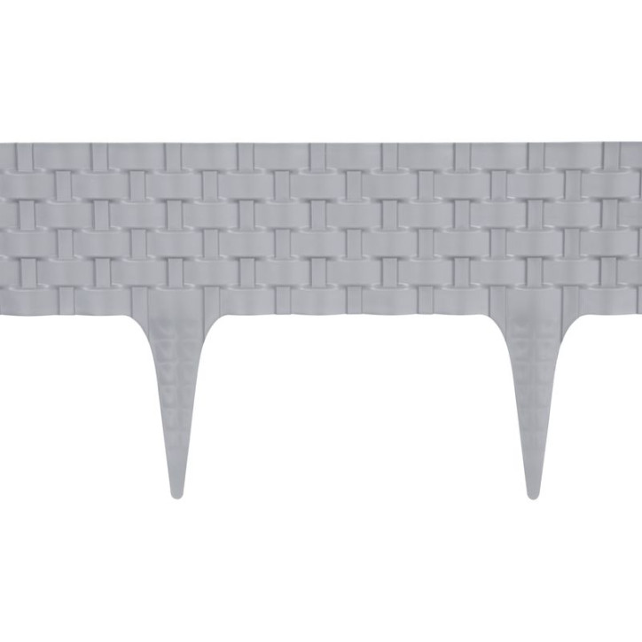 Plastová palisáda RattanPalisade, 82x9,5/20 cm, grafit, 240 cm Plastová palisáda RattanPalisade, 82x9,5/20 cm, grafit, 240 cm