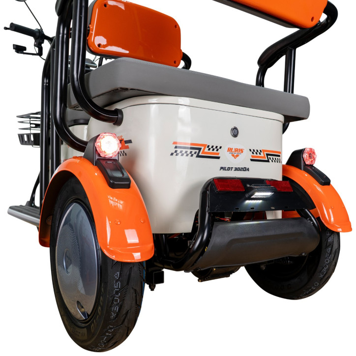 E-trojkolka PILOT 3020A, biela