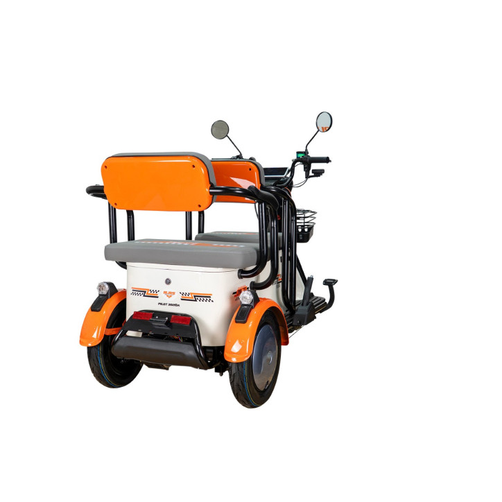 E-trojkolka PILOT 3020A, biela