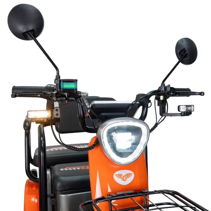 E-trojkolka PILOT 3020G, sivá