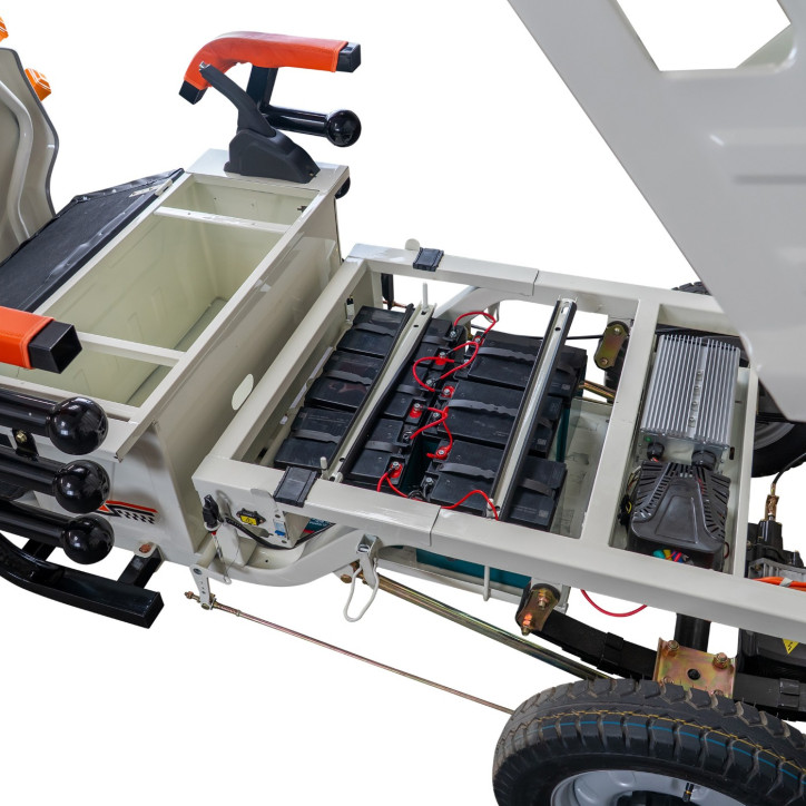 RURIS PILOT 3130A e-trojkolka nákladná biela