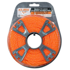 Žacie lanko hliníkové 2,4 mm x 105 m, dvojitá špirála