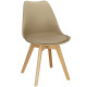 Moderná a elegantná stolička, ktorá vynikne v spálni, jedálni, kuchyni aj obývacej izbe. Ponúka ergonomický tvar, čalúnený podsedák a pohodlnú opierku chrbta pre maximálny komfort. Robustná drevená podnož a prepracované detaily zaisťujú stabilitu aj štýl. Krytky na nohách chránia podlahu, nosnosť 125 kg.