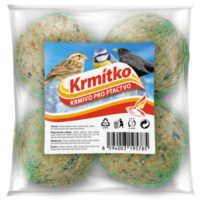 Lojové gule pre vtáčiky 4x 90 g