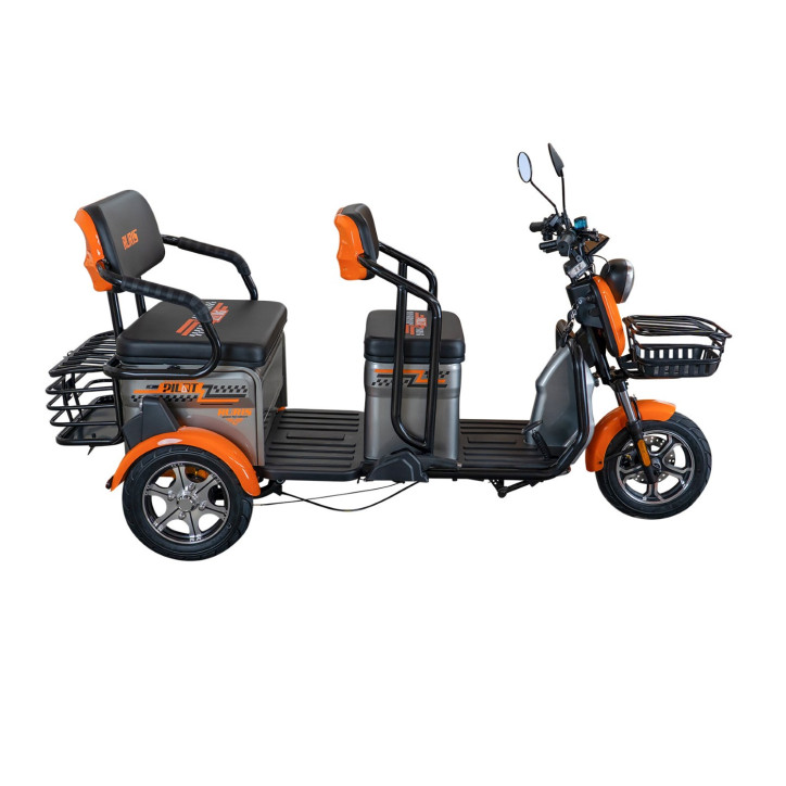 E-trojkolka PILOT 3040G, sivá