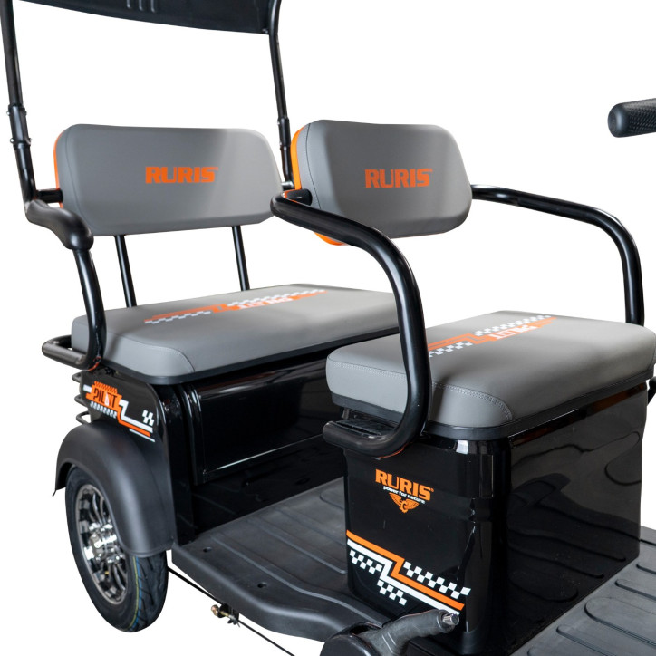 E-trojkolka PILOT 3070N, čierna