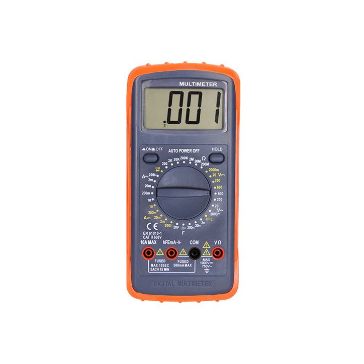 Multimeter AC/DC 600V/10A