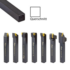 Sústružnícke nože na kov 12x12 mm, 7-dielna sada