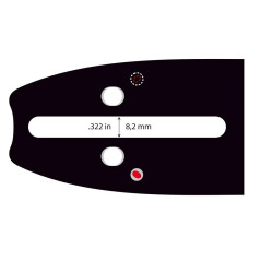 Vodiaca lišta pre reťazové píly 300 mm/1,3 mm, 45 článkov
