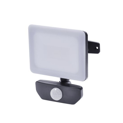 LED reflektor Quick 10 W so senzorom, čierny