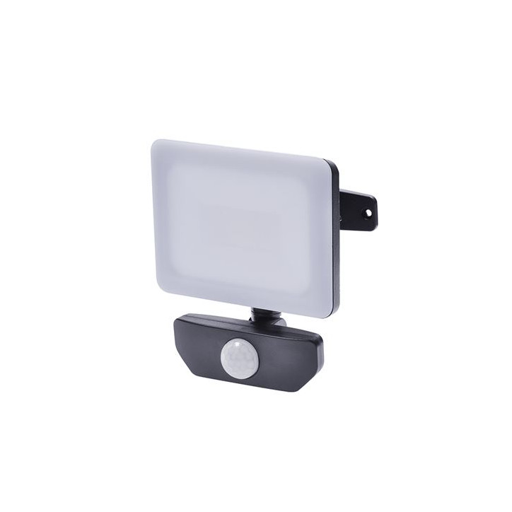 LED reflektor Quick 10 W so senzorom, čierny