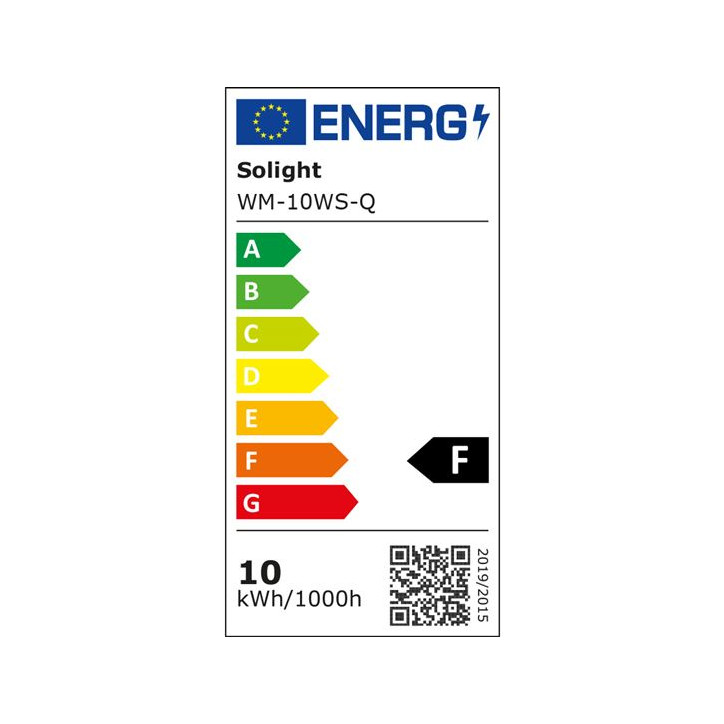 LED reflektor Quick 10 W so senzorom, čierny