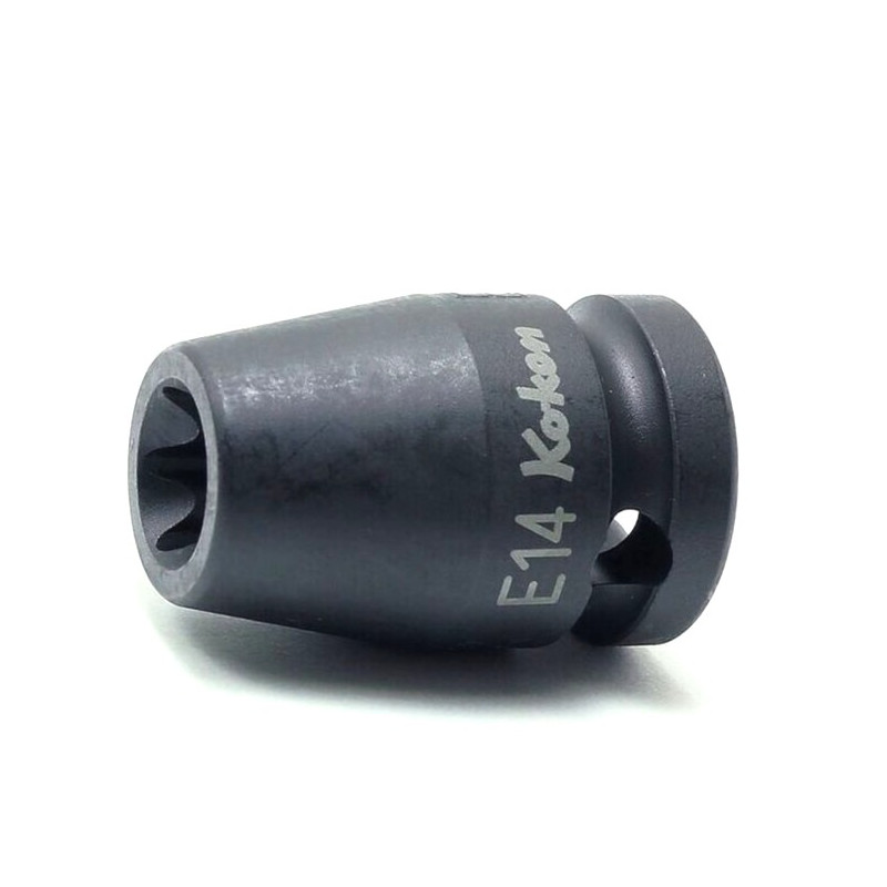Nástrčková hlavica 1/2" E18 kovaná
