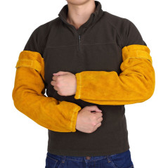 Kožené rukávniky na zváranie Industrial 50 cm, 2 ks