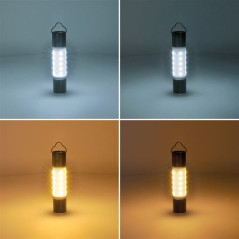 LED nabíjacie ručné svietidlo s kempingovou lucernou, 250 lm