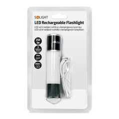 LED nabíjacie ručné svietidlo s kempingovou lucernou, 250 lm