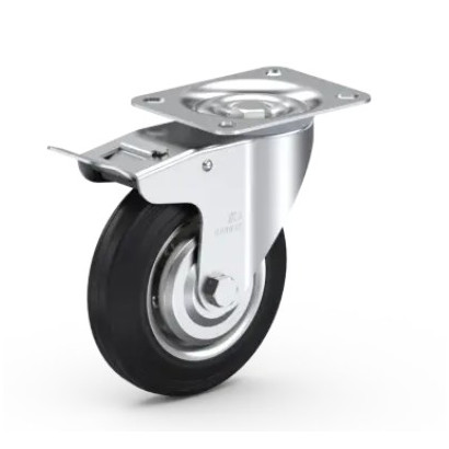 Otočné rolovacie koliesko 160 mm s brzdou