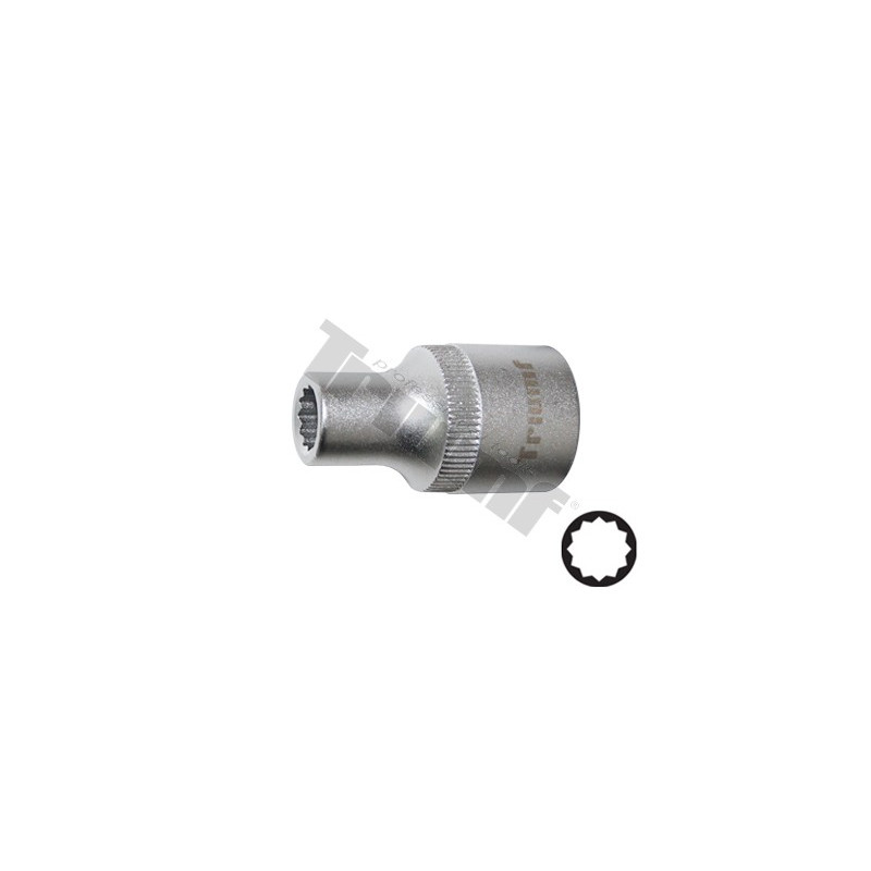 Nástrčková hlavica 1/2", 34 mm 12-hran