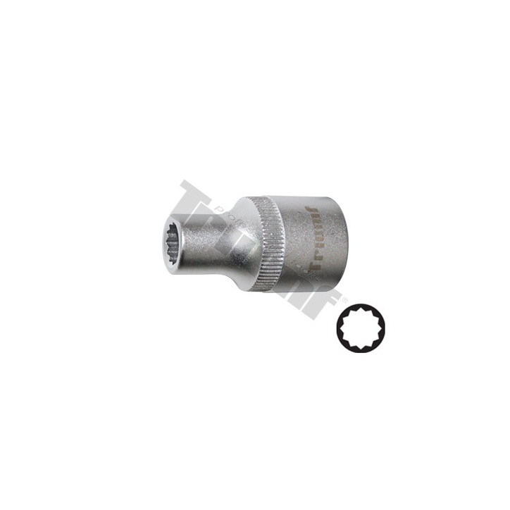 Nástrčková hlavica 1/2", 34 mm 12-hran