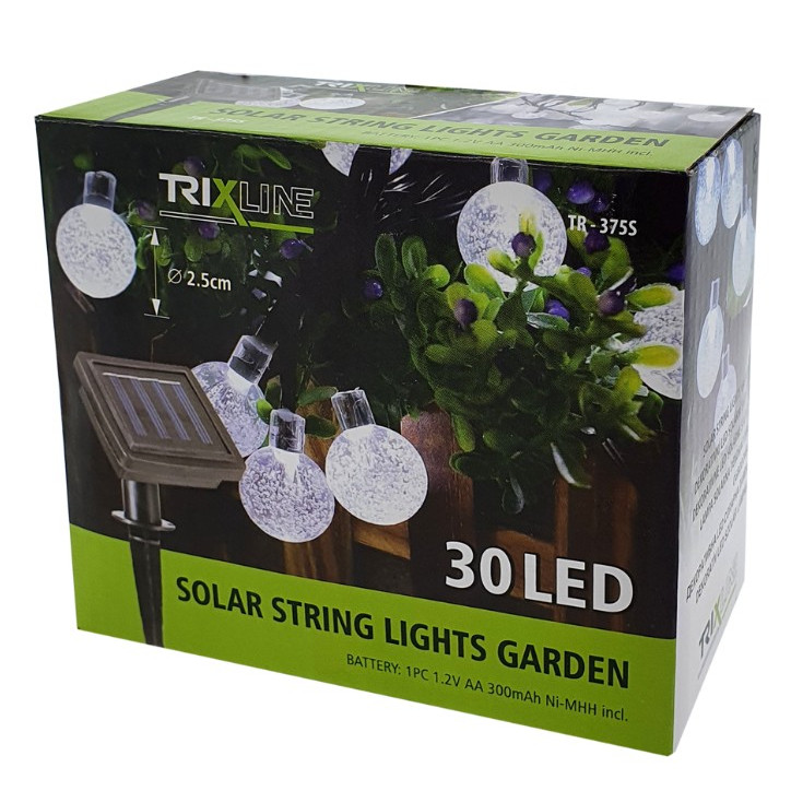 Dekoratívne solárne svetlo 30 LED