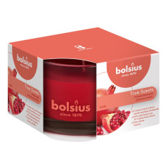 Vonná sviečka v skle 63x90 mm True Scents granátové jablko