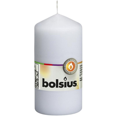 Sviečka Pillar valcová 60x120 mm, biela