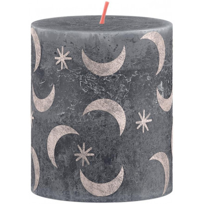 Sviečka valcová 68x80 mm, Silhouette Slate Blue