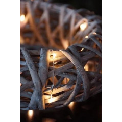 Vianočný veniec 30x7 cm Wildeco 40 LED