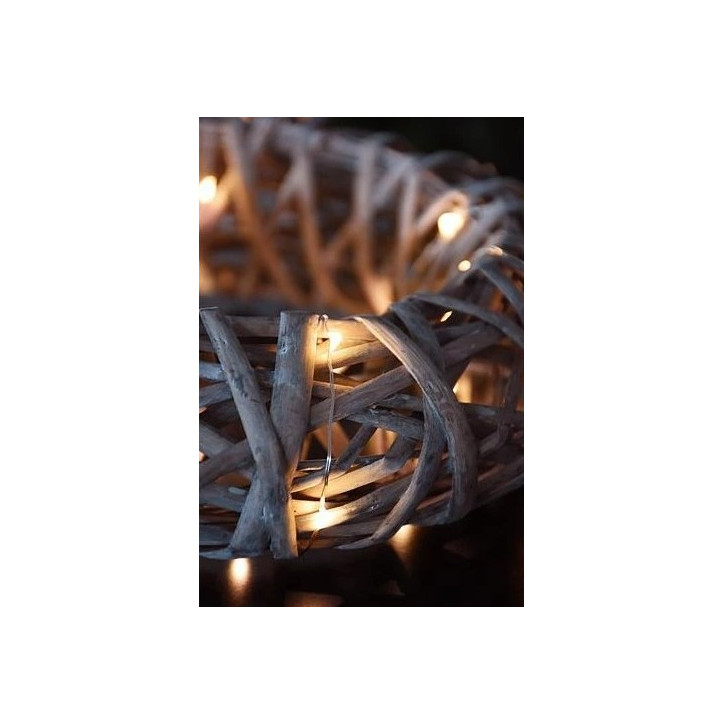 Vianočný veniec 30x7 cm Wildeco 40 LED