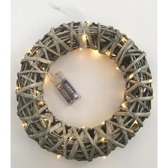 Vianočný veniec 30x7 cm Wildeco 40 LED