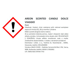 Vonná sviečka Dolce Viaggo v skle 120 g