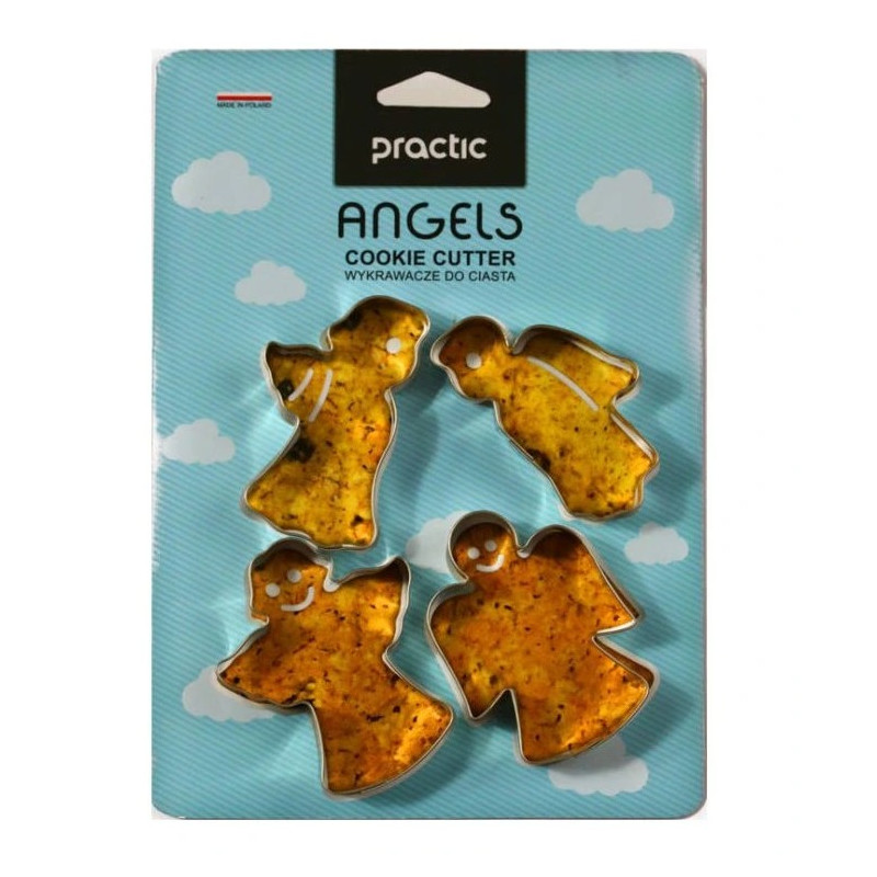 Vykrajovačky 7 cm, Anjeliky 4 ks