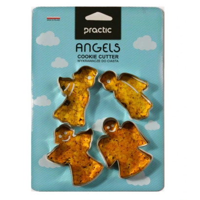 Vykrajovačky 7 cm, Anjeliky 4 ks