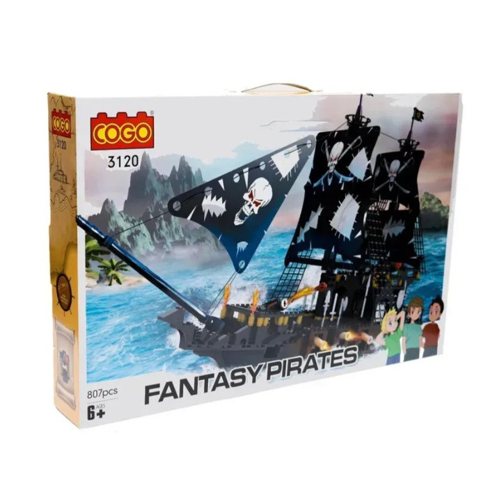 Stavebnica Pirátska loď Black Pearl 807 ks