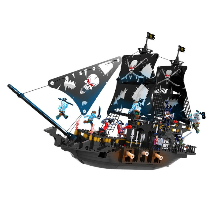 Stavebnica Pirátska loď Black Pearl 807 ks