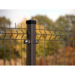 Plotový stĺpik GALAXIA ZN+PVC 60x40x1,5x2000, antracitový