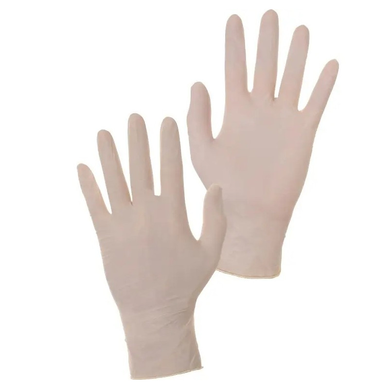 Jednorazové latexové rukavice BERT, veľkosť 7 Jednorazové latexové rukavice BERT, veľkosť 7