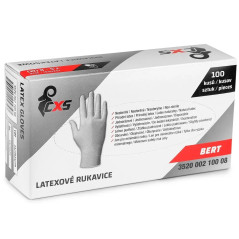 Jednorazové latexové rukavice BERT, veľkosť 7