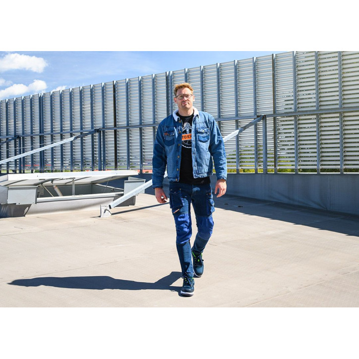 Pracovné nohavice so spevnenými kolenami DENIM, veľkosť S
