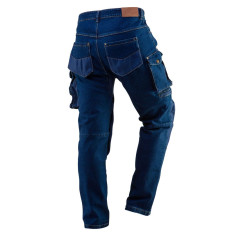 Pracovné nohavice so spevnenými kolenami DENIM, veľkosť S