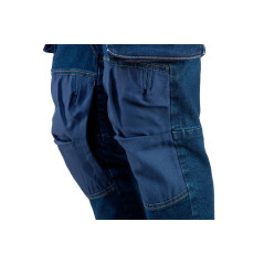 Pracovné nohavice so spevnenými kolenami DENIM, veľkosť S