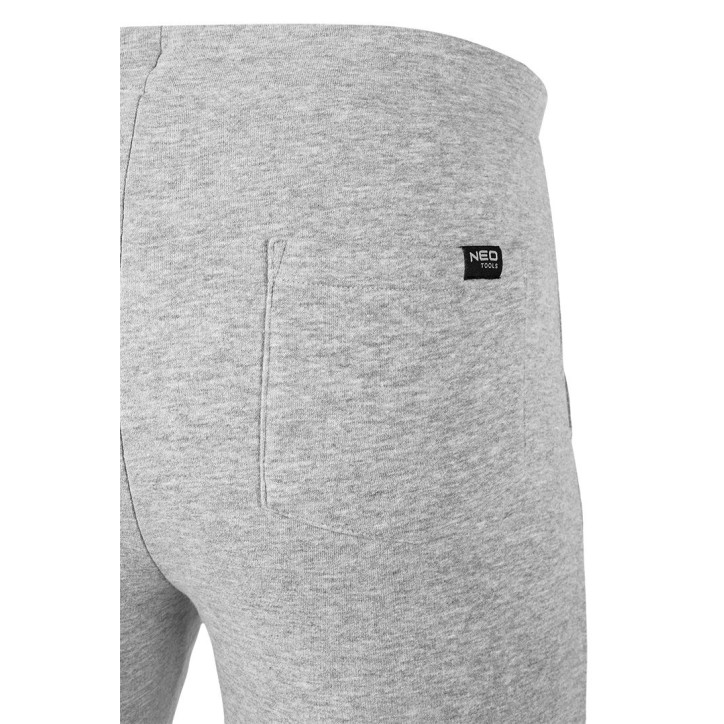 Tepláky COMFORT, sivý melír, veľkosť XXL