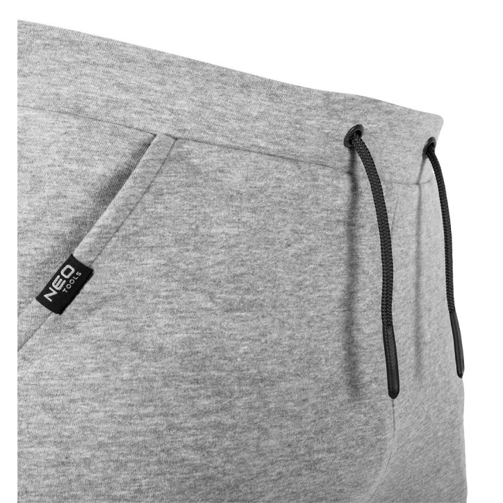Tepláky COMFORT, sivý melír, veľkosť XXL