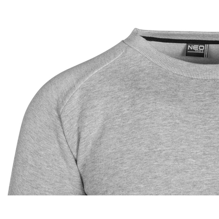 Mikina COMFORT, sivý melír, veľkosť XXXL