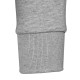 Mikina COMFORT, sivý melír, veľkosť XXXL