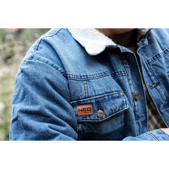 Zateplená džínsová bunda DENIM, veľkosť L