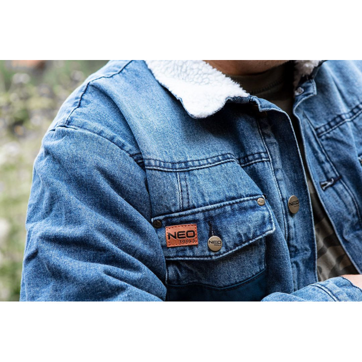 Zateplená džínsová bunda DENIM, veľkosť L
