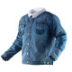 Zateplená džínsová bunda DENIM, veľkosť XL