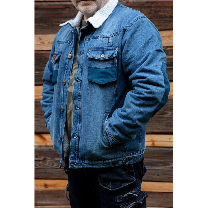 Zateplená džínsová bunda DENIM, veľkosť XXL